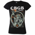 Front - CBGB Womens/Ladies Liberty T-Shirt