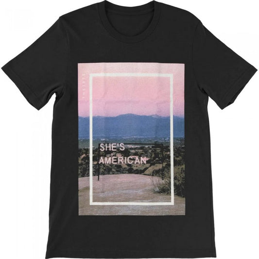 Front - The 1975 Unisex Adult She´s American T-Shirt