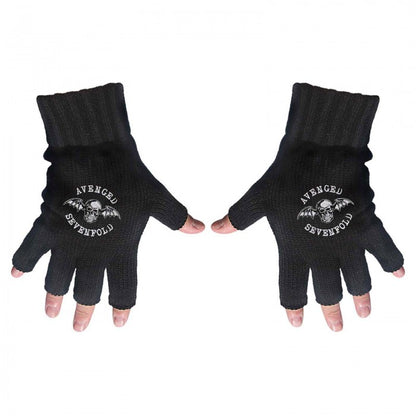 Front - Avenged Sevenfold Unisex Adult Logo Fingerless Gloves