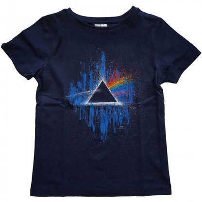 Front - Pink Floyd Childrens/Kids Dark Side Of The Moon Splattered T-Shirt