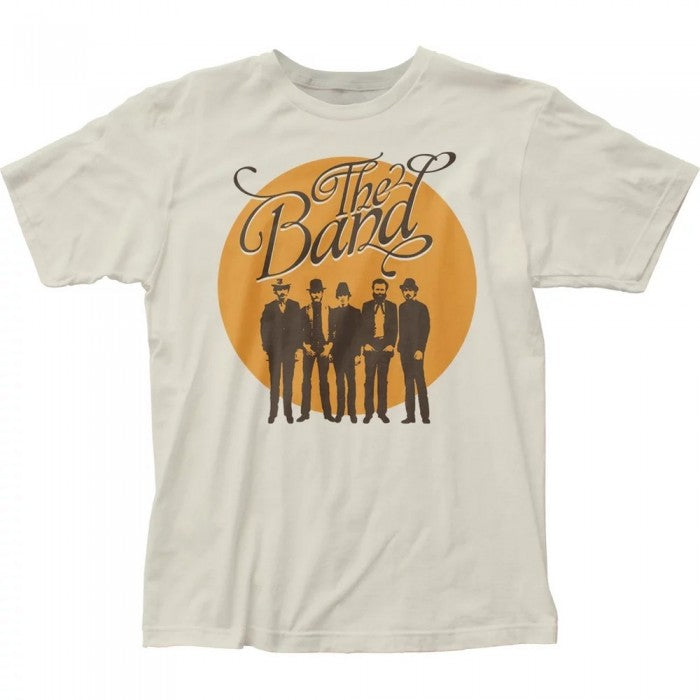 Front - The Band Unisex Adult Circle Cotton Logo T-Shirt