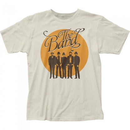 Front - The Band Unisex Adult Circle Cotton Logo T-Shirt
