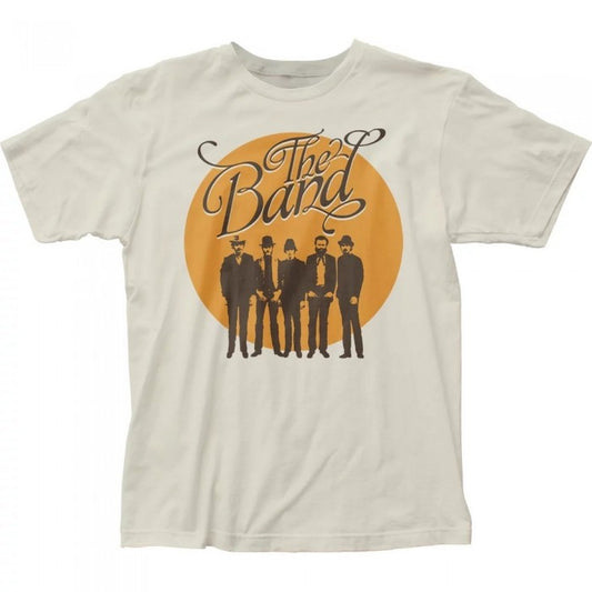 Front - The Band Unisex Adult Circle Cotton Logo T-Shirt