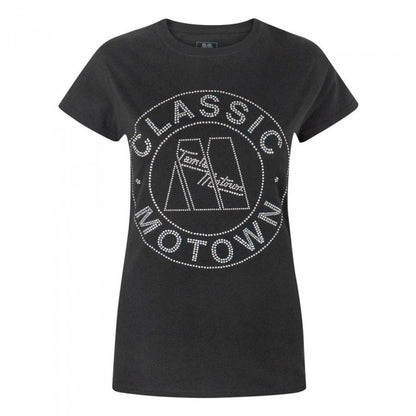 Front - Motown Records Womens/Ladies Classic Embellished T-Shirt
