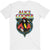 Front - Alice Cooper Unisex Adult Snakeskin T-Shirt