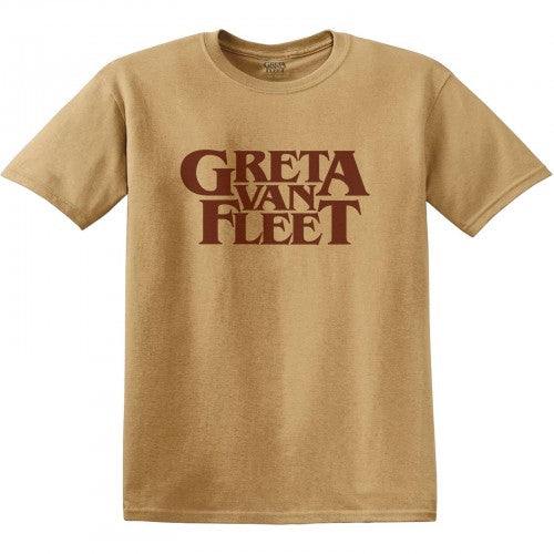 Front - Greta Van Fleet Unisex Adult Logo T-Shirt
