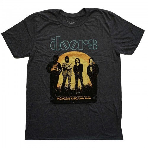 Front - The Doors Unisex Adult Waiting For The Sun T-Shirt