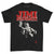 Front - Jimi Hendrix Unisex Adult Block Logo Cotton T-Shirt