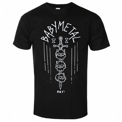 Front - Babymetal Unisex Adult Skull Sword Cotton T-Shirt