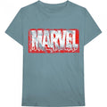 Front - Marvel Comics Unisex Adult Dripping Logo Cotton T-Shirt
