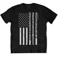 Front - Malcolm X Unisex Adult Freedom Flag Cotton T-Shirt