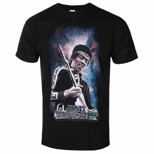 Front - Jimi Hendrix Unisex Adult Galaxy Cotton T-Shirt