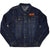 Front - AC/DC Unisex Adult About To Rock Back Print Denim Jacket