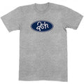 Front - Ash Unisex Adult Retro Logo Cotton T-Shirt