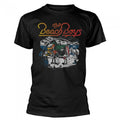 Front - The Beach Boys Unisex Adult Live Drawing Cotton T-Shirt