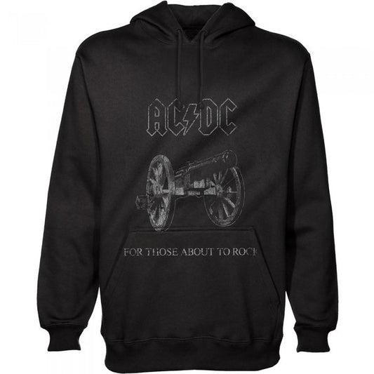 Front - AC/DC Unisex Adult About To Rock Hoodie