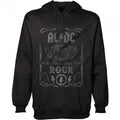 Front - AC/DC Unisex Adult Cannon Swig Hoodie