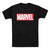 Front - Marvel Comics Unisex Adult Box Logo Cotton T-Shirt