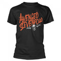 Front - Avenged Sevenfold Unisex Adult Splattered Cotton T-Shirt