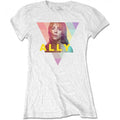 Front - A Star Is Born Womens/Ladies Ally Geometric Triangle Cotton T-Shirt
