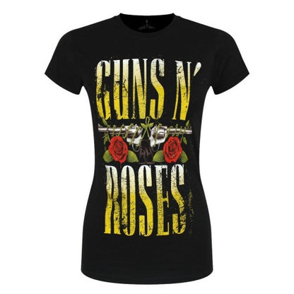 Front - Guns N Roses Womens/Ladies Big Guns T-Shirt