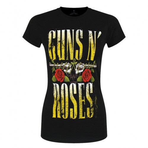 Front - Guns N Roses Womens/Ladies Big Guns T-Shirt