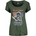 Front - Jimi Hendrix Womens/Ladies Electric Ladyland Cotton T-Shirt