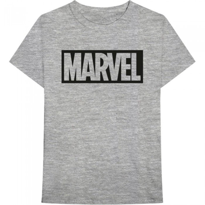 Front - Marvel Comics Unisex Adult Logo Cotton T-Shirt