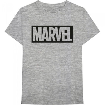 Front - Marvel Comics Unisex Adult Logo Cotton T-Shirt