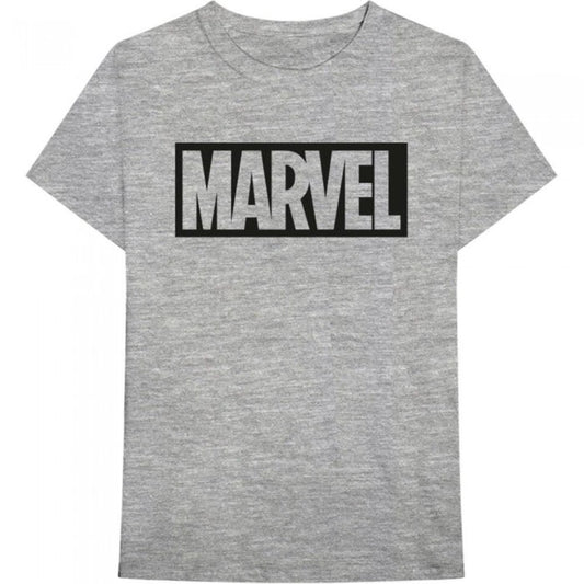 Front - Marvel Comics Unisex Adult Logo Cotton T-Shirt