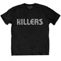 Front - The Killers Unisex Adult Dotted Cotton Logo T-Shirt