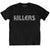 Front - The Killers Unisex Adult Dotted Cotton Logo T-Shirt