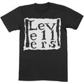 Front - Levellers Unisex Adult Logo Cotton T-Shirt