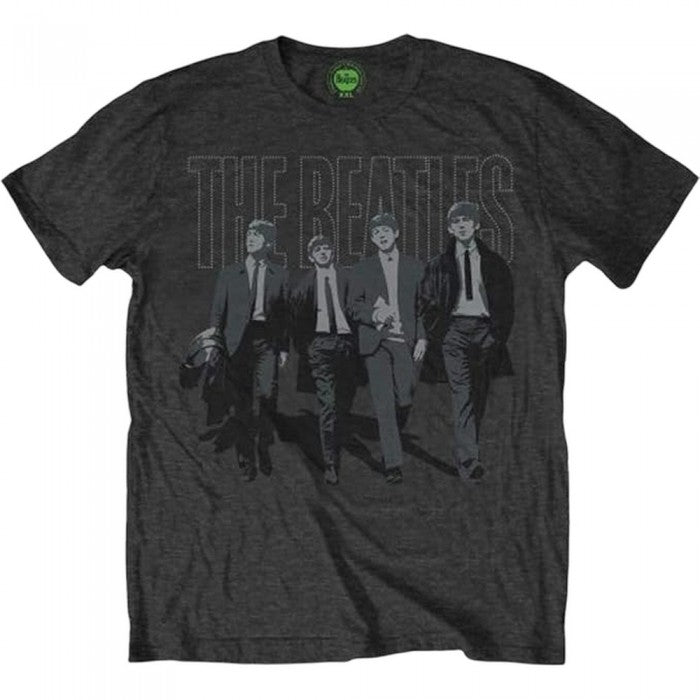 Front - The Beatles Womens/Ladies Walking In London T-Shirt