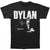Front - Bob Dylan Unisex Adult At Piano Cotton T-Shirt