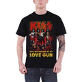 Front - Kiss Unisex Adult Love Gun Glow Cotton T-Shirt