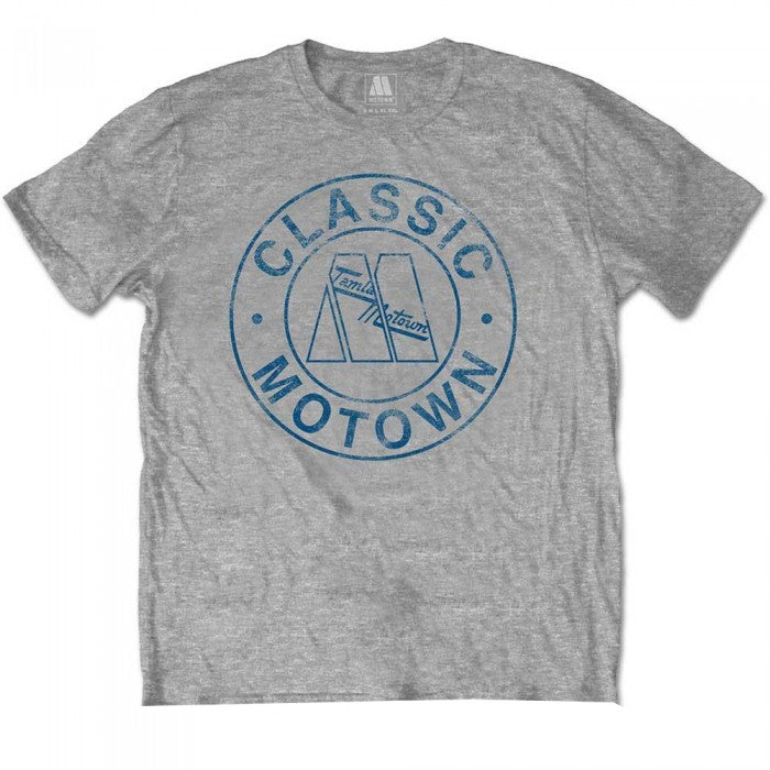 Front - Motown Records Unisex Adult Classic Circle Cotton T-Shirt