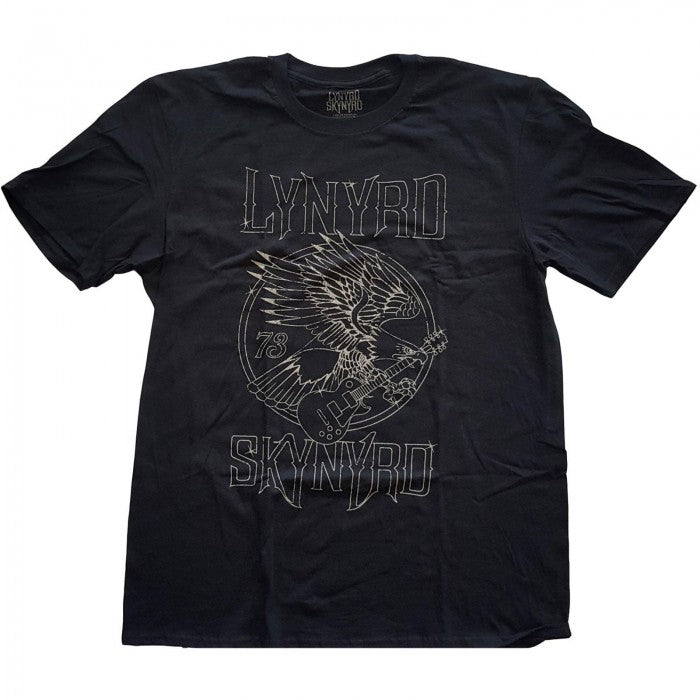 Front - Lynyrd Skynyrd Unisex Adult 73 Eagle Guitar Cotton T-Shirt