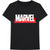 Front - Marvel Comics Unisex Adult Out The Box Logo Cotton T-Shirt