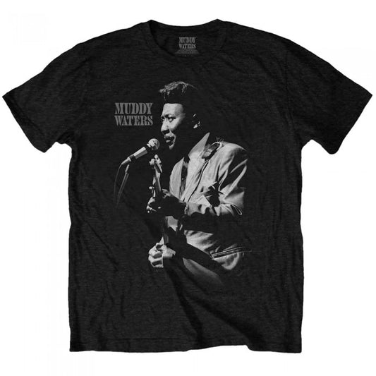 Front - Muddy Waters Unisex Adult Live Cotton T-Shirt
