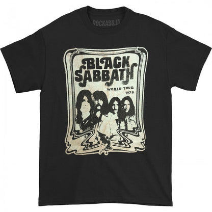 Front - Black Sabbath Unisex Adult World Tour 1978 T-Shirt