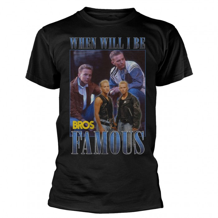 Front - Bros Unisex Adult Famous Homage Cotton T-Shirt