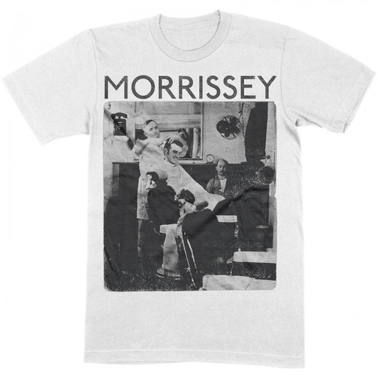 Front - Morrissey Unisex Adult Barber Shop Cotton T-Shirt