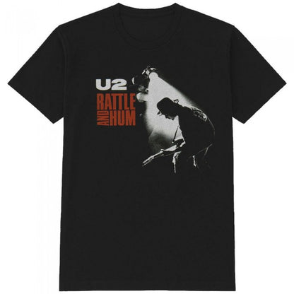 Front - U2 Unisex Adult Rattle & Hum Cotton T-Shirt