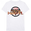 Front - Captain Marvel Unisex Adult New Logo Cotton T-Shirt