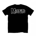 Black - Back - Misfits Unisex Adult Fiend Skull Cotton T-Shirt