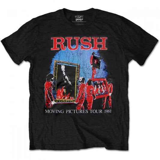 Front - Rush Unisex Adult Moving Pictures Tour Cotton T-Shirt