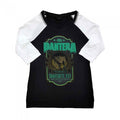 Front - Pantera Womens/Ladies Snakebite XXX Label Cotton Raglan T-Shirt