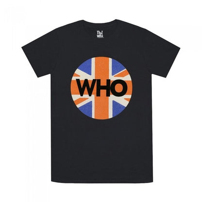 Front - The Who Unisex Adult Union Jack Cotton T-Shirt