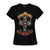 Front - Guns N Roses Womens/Ladies Appetite For Destruction T-Shirt
